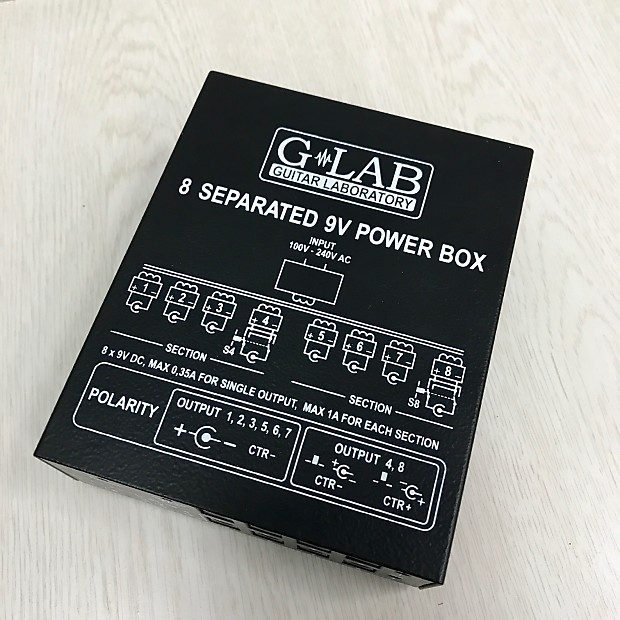 G-Lab PB-1 - 8 separated 9v Power Box