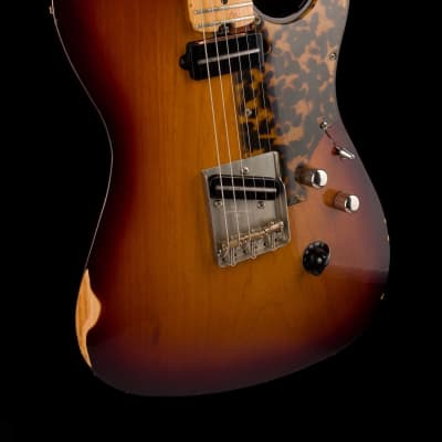Asher T-Deluxe Tobacco Sunburst with Gig Gag image 9