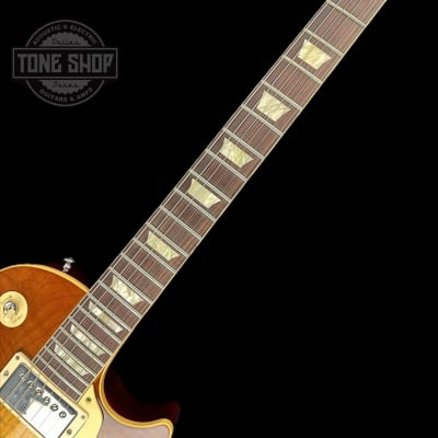 Mint Gibson Custom Shop Made 2 Measure 1959 Les Paul Standard Ice Tea Fade Murphy Lab Ultra Light Aged NH w/case image 4