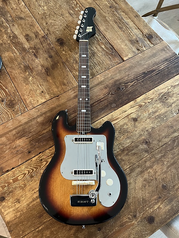 Kent 1960's Natural vintage electric guitar Reverb