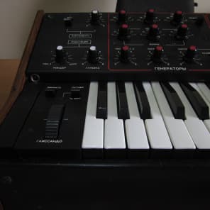 Estradin Altair - 231 soviet analog synthesizer 1986 black image 10