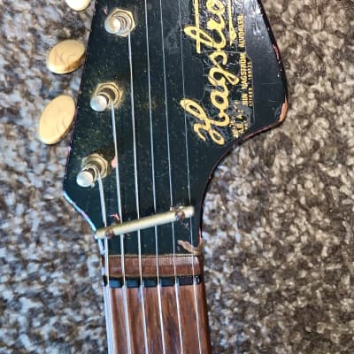 Vintage 1960's  Hagstrom I electric guitar made in Sweden case image 5