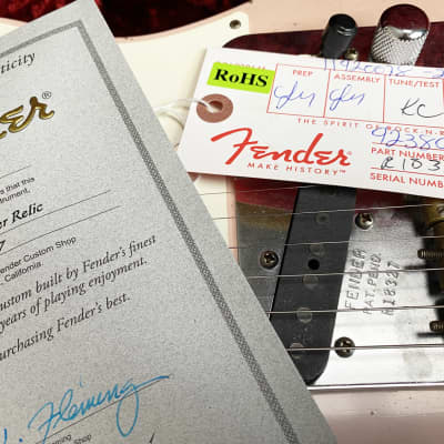 Fender Telecaster 54 Relic Custom Shop 2018 Shell pink image 9