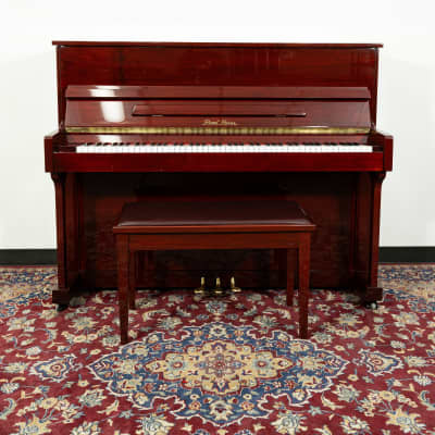 Pearl River 46" UP118M Upright Piano | Polished Mahogany | SN: IH0607444 | Used image 2