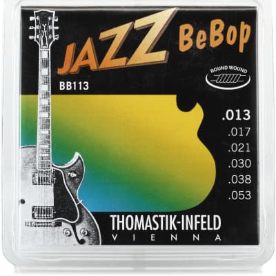 Thomastik-Infeld BB113 Jazz BeBop Roundwound Electric Guitar Strings - .013-.053 Medium-Light image 1