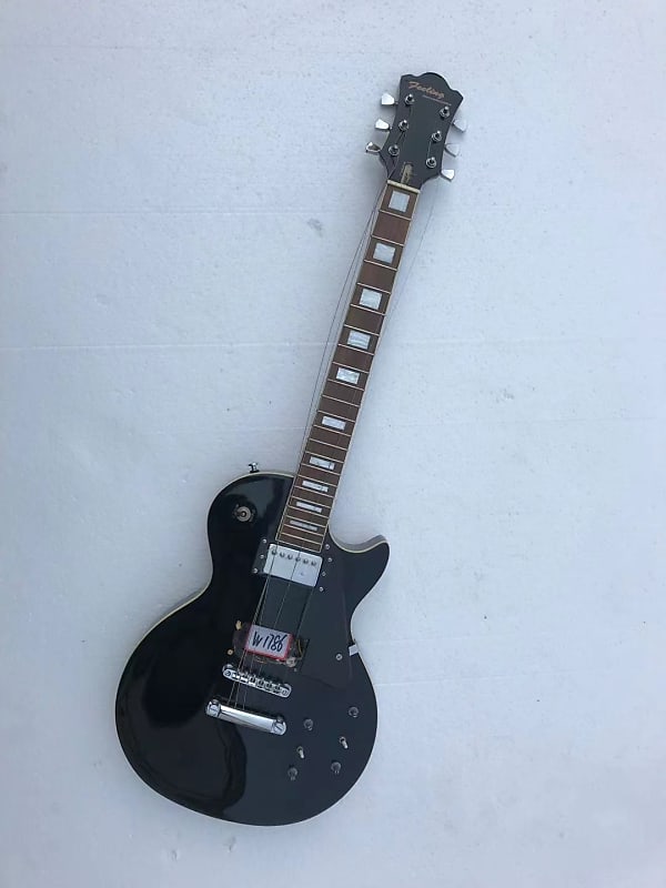 Black LP Les Paul Style Guitar Mahogany Body with Maple Neck, | Reverb