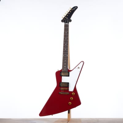 Gibson 1958 Korina Explorer Reissue VOS, Cardinal Red | Custom Shop Demo image 2