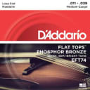 D'Addario Mandolin Strings FT74 Mandolin/Flat Tops/Phosphor Bronze