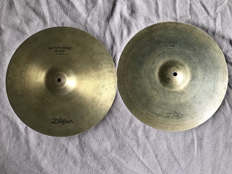 レア)A zildjian Rock hats 15インチ+15インチ - パーカッション・打楽器