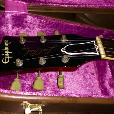 1990s Epiphone (Japan) Model LPS-90 Les Paul Standard Guitar Sunburst Gibson Style Headstock image 4