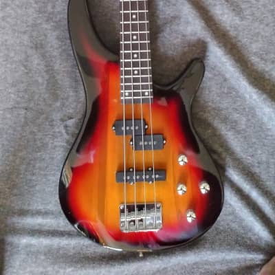 Glarry GIB Bass Guitar Full Size 4 String Sunset image 8
