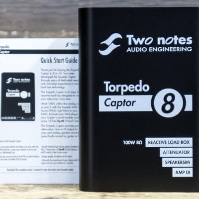 Two Notes Torpedo Captor 8-Ohm Reactive Load Box / Attenuator / Speaker Sim / Amp DI image 9