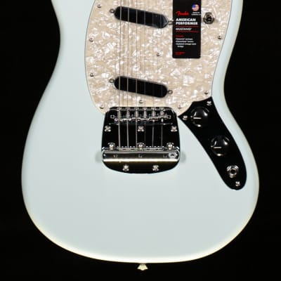 Fender American Performer Mustang Rosewood Fingerboard Sonic Blue (007) image 3