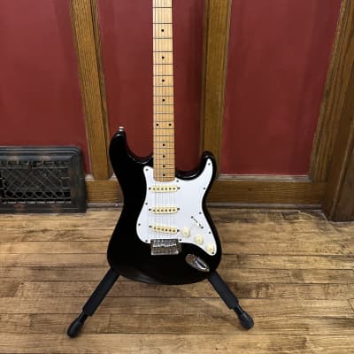 1994 Black Strat Copy | Samick Korea Stratocaster | Awesome PUPs | No Fret Wear | Great Maple Neck for sale