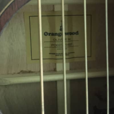 Oliver, Mahogany Grand Concert Acoustic Guitar