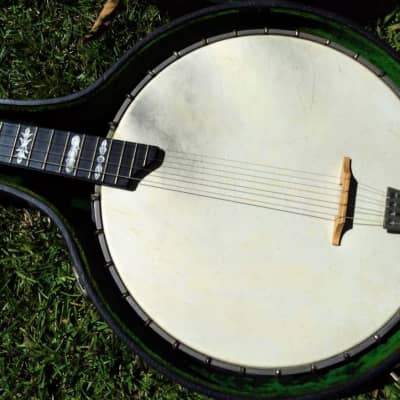 Vintage 1923 Vega Style X No. 9 Tenor Banjo w/ Original Hardshell Case - Nearly a Century Old - WOW! image 2