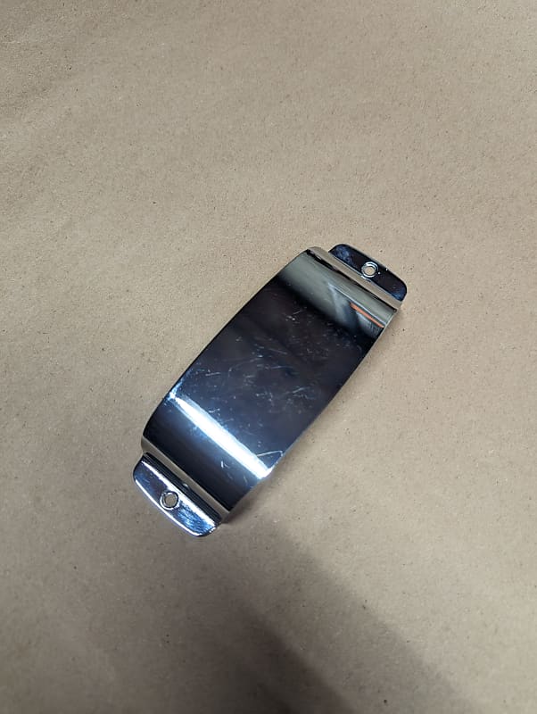 Chrome Jazz Bass Neck Pickup Cover for Fender / Squier and Reverb