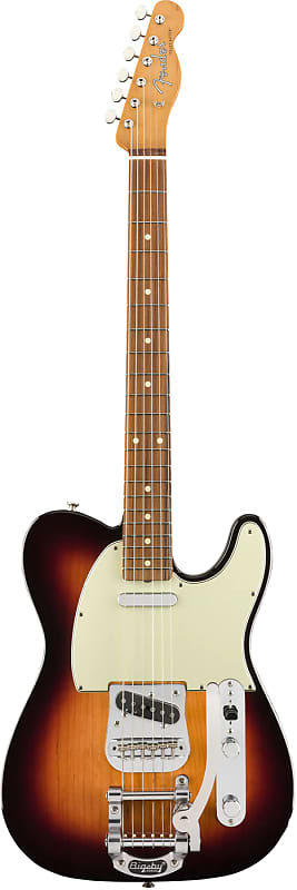 Fender Vintera '60s Telecaster M.I.M. with Bigsby 2022 - Tobacco Sunburst image 1