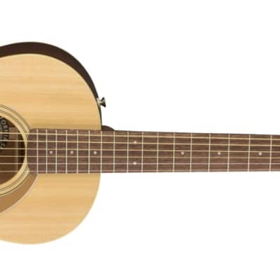 Fender Sonoran Mini Acoustic Guitar, Natural w/bag WN image 2