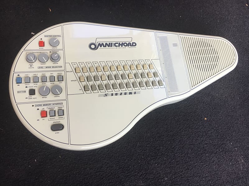 Suzuki Omnichord OM84 system 2 Synthesizer with AC adapter Reverb