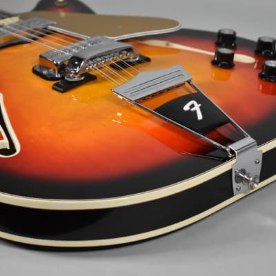 1966 Fender Coronado XII Sunburst Finish 12 String Electric Guitar w/OHSC image 3