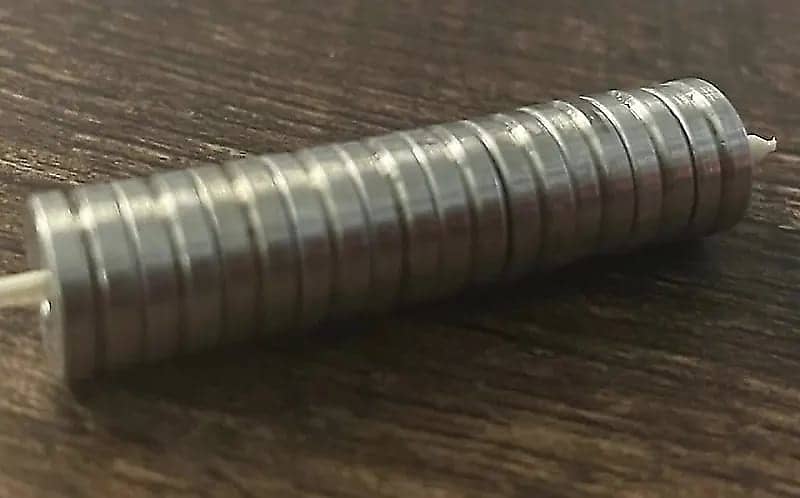 Pedal Steel Guitar Slotted Nut Rollers NOS - Aluminum image 1