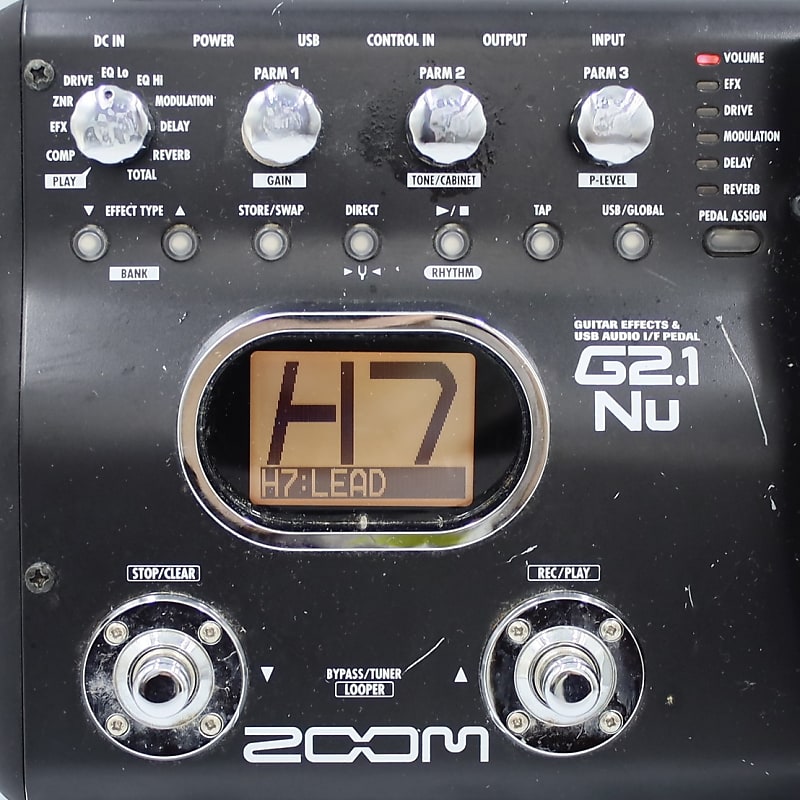 Zoom G2.1Nu Guitar Effects & USB Audio I/F PEDAL With