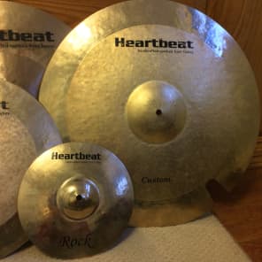 Heartbeat Percussion Cymbal Package Used 22, 20, 20, 16, 10 image 3