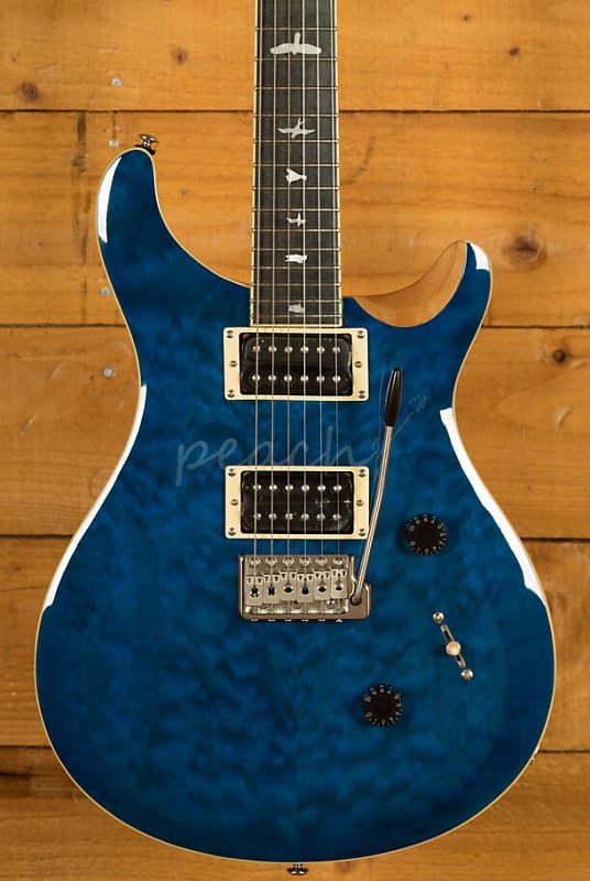 PRS SE Custom 24 - Quilt Blue Matteo