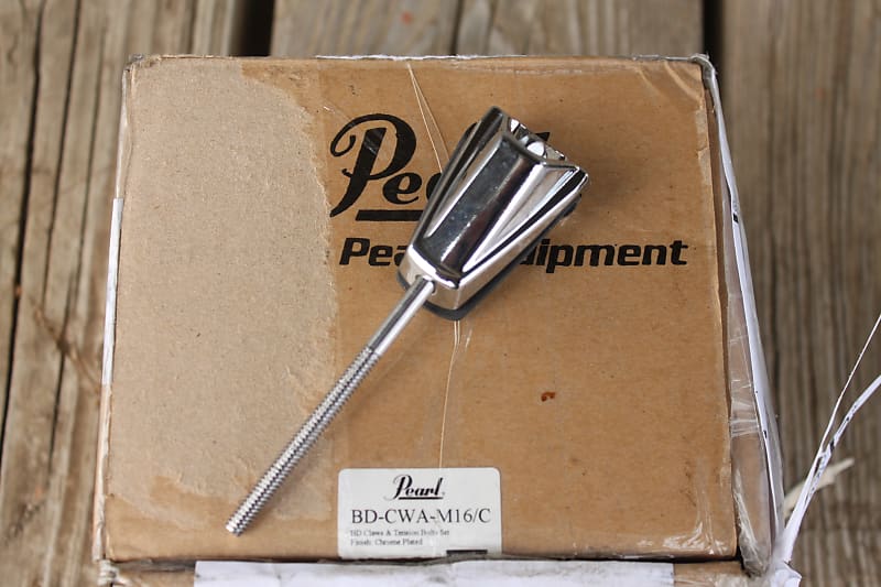 Pearl BDCWAM16/C Bass Drum Claws w/Tension Rods chrome Reverb