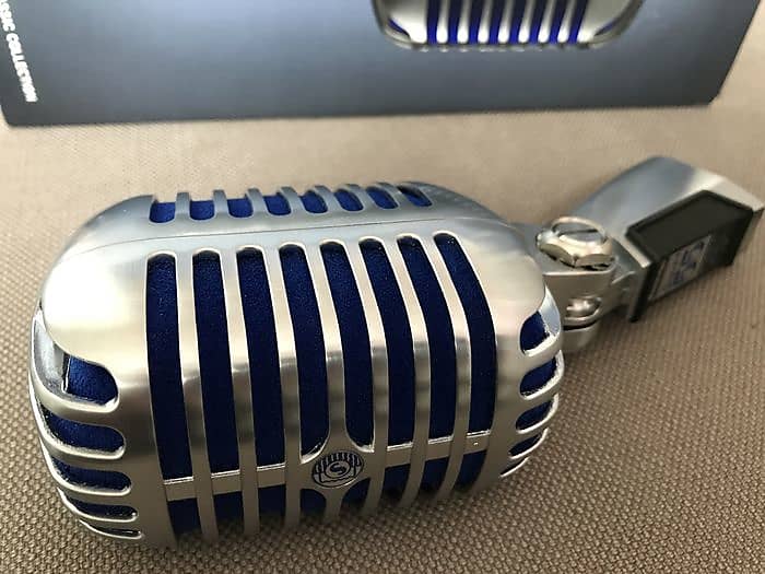 Shure SUPER55 Chrome Vintage Style Mic Super 55 Super-55 * USED * Microphone image 1