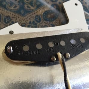 Arcane Inc. 69' Experience Fender Stratocaster Pre-Wired Pick Guard 2015 Aged White image 3