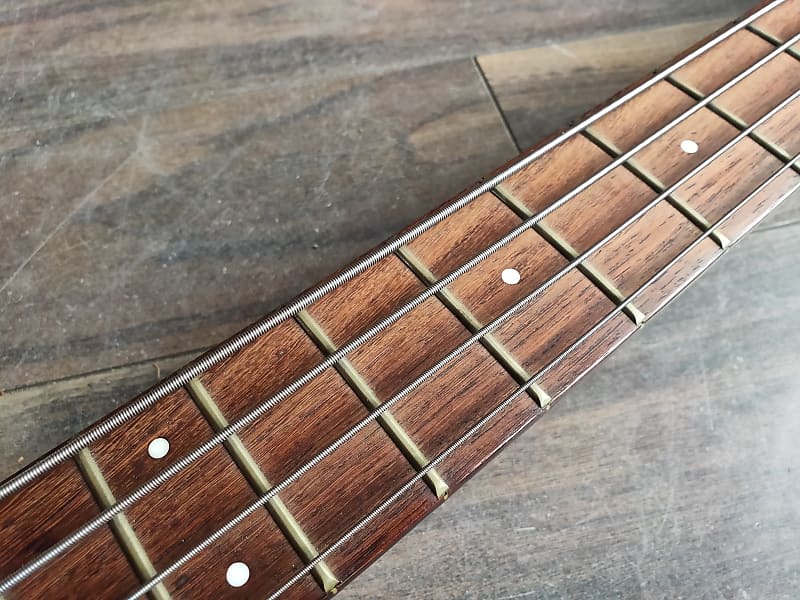 1980's Aria Pro II Argent Series ARB-480M Bass PJ Guitar