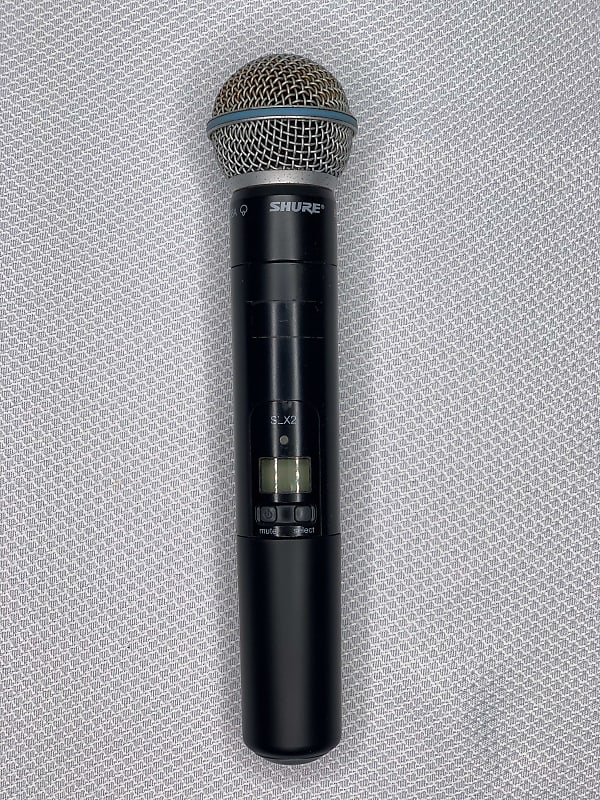 Shure Slx2 Beta58 Wireless Handheld Microphone Transmitter Reverb