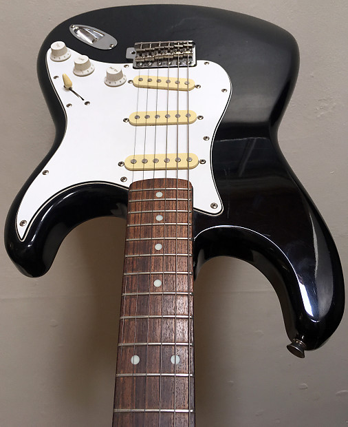 Fender Squier Korea 198788 Black Stratocaster Guitar / Reverb UK