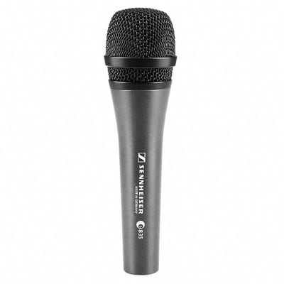 Sennheiser e835 Cardioid Dynamic Vocal Microphone - Black/Black