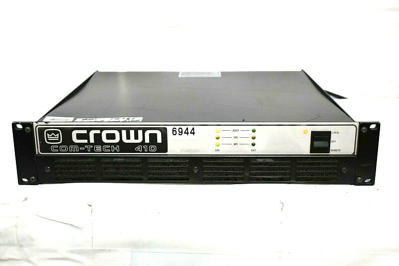 CROWN COMTECH 410 POWER AMPLIFIER 6944 (ONE) Reverb