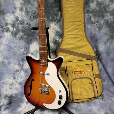 2006 Danelectro DC-59 Sunburst Electric 12 String Guitar Korea MINT Pro Setup DanoGigbag for sale