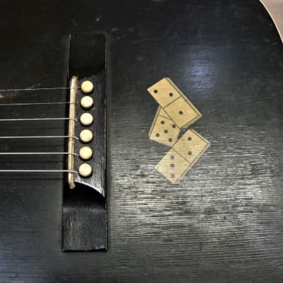 Le Domino parlor guitar 1928 black image 9