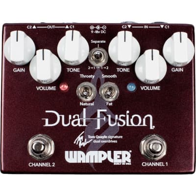 Wampler Dual Fusion Tom Quayle Overdrive Pedal for sale