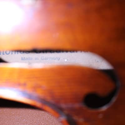Early 1900's Antonius Stradivarius Copy Made in Germany 4/4 Violin image 7