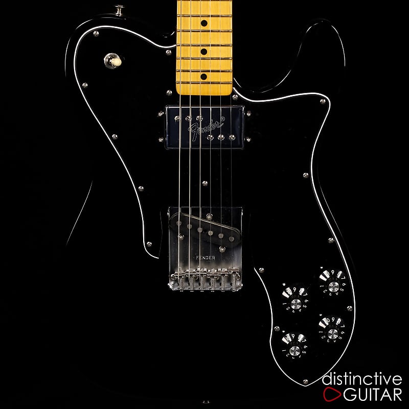 Fender American Vintage II '77 Telecaster Custom 2022 - Black image 1