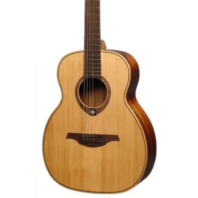 Lag TRAVEL-RC Tramontane Acoustic Travel Guitar. Red Ceder image 4