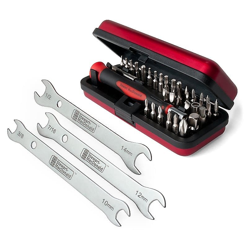 StewMac Guitar Tech Screwdriver and Wrench Set image 1