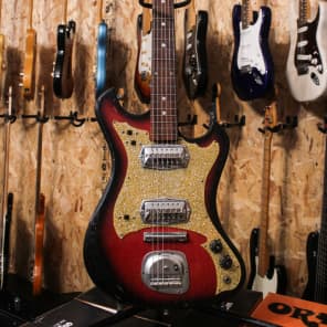 Vintage Rare Teisco Offset Japan guitar Norma Silvertone Kawai family image 1