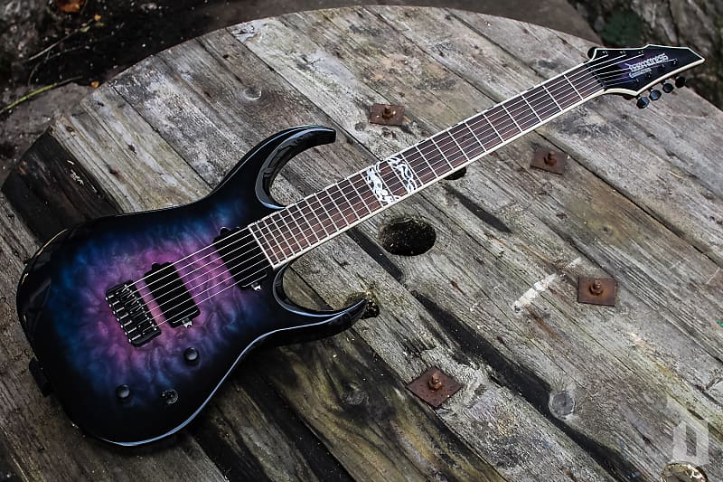 Daemoness Cimmerian baritone 7-string in Skeletorburst | Reverb UK