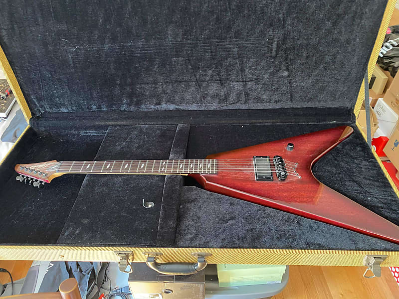 Legator Scarlett 2015 - Scarlett Red Flying V | Reverb