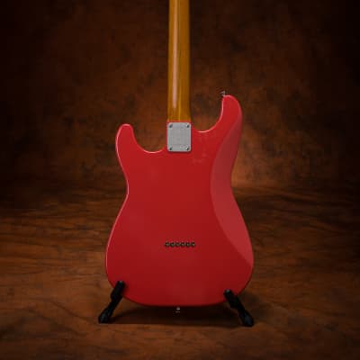 Houston Guitars HCG SH Strat-Style Fiesta Red 2020 image 3