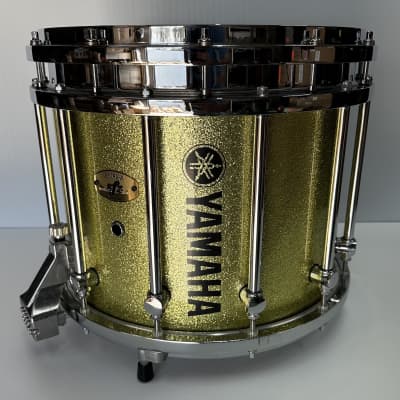 Yamaha Marching Snare Drum MS-9314CH LGS - Lime Green Sparkle image 1