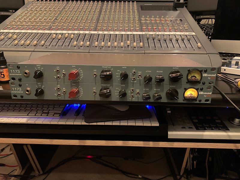 UK Sound 1173 Mic Preamp / Compressor 2020 Light Blue Reverb